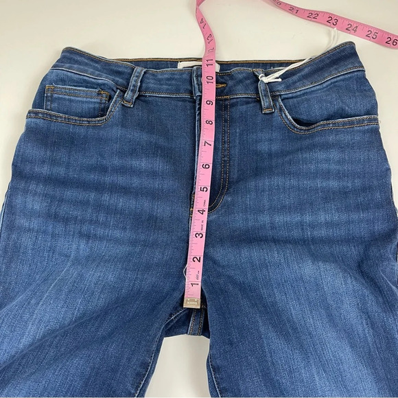NEW Frame Le Crop Mini Boot Jeans Womens 28 Blue Raw Hem NWOT - Picture 11 of 14
